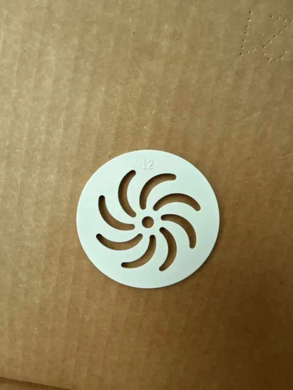 The Pampered Chef Cookie Press #1525 Cookie Disk #12 Replacement Part - Spiral